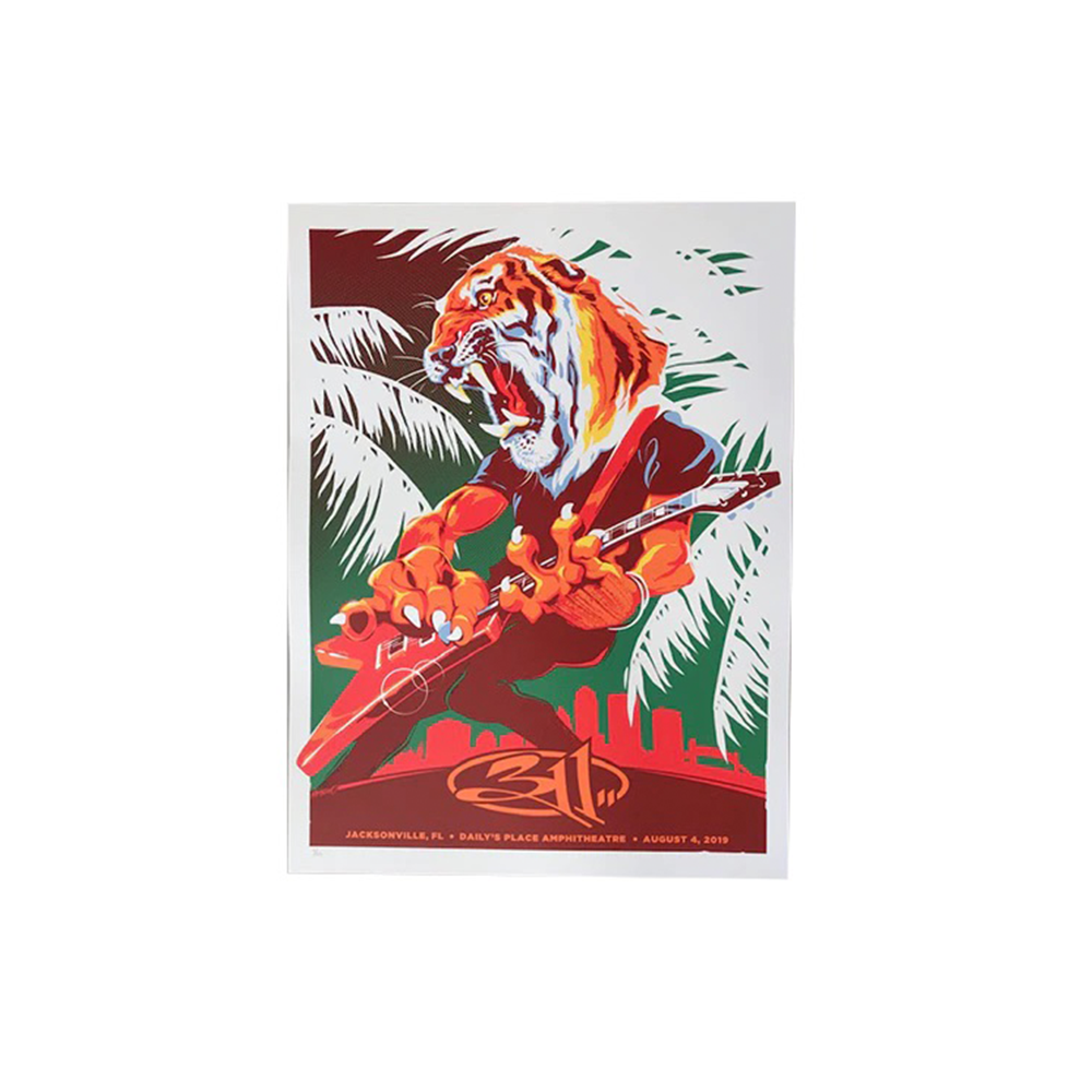 2019 - Jacksonville, FL (8/4) Poster - Regular - 311 Official Store