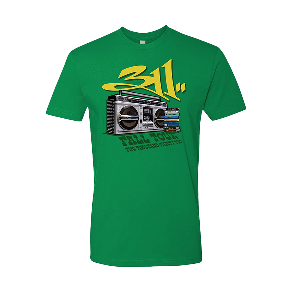 311 MUSIC グリーンTシャツ 311 MUSIC グリーンTシャツ