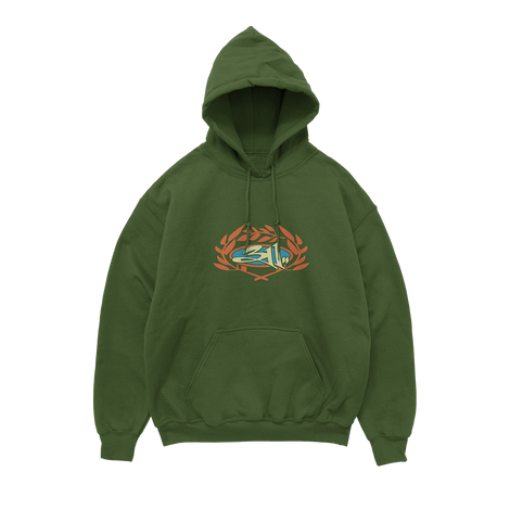 Rhythm Nature Green Hoodie Front 
