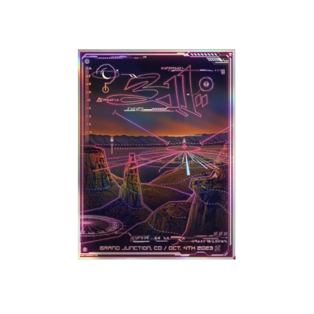 2023 Grand Junction, CO (10/4) Poster Foil 311 Official Store