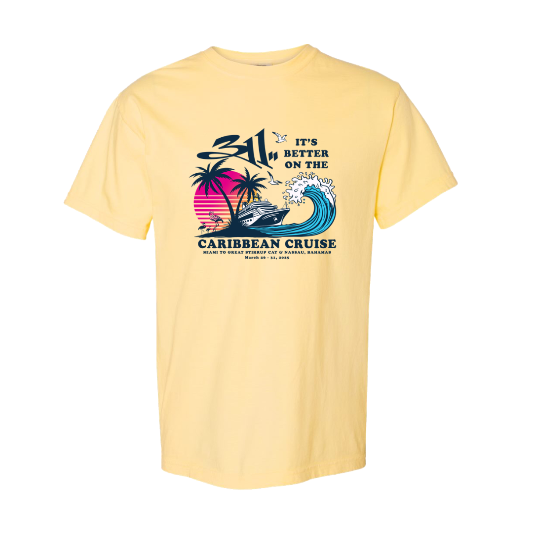 311 Cruise Yellow Wave Tee