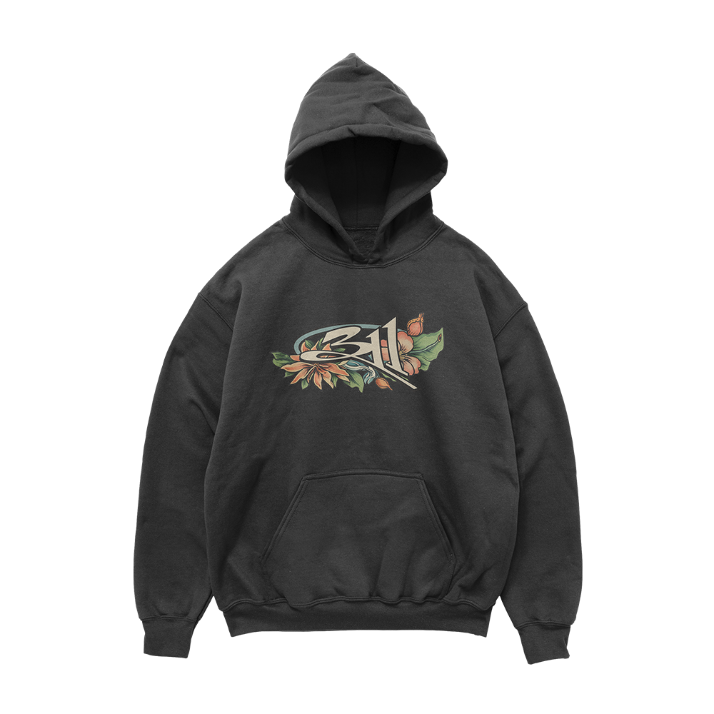 Floral Logo Hoodie