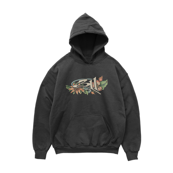 Floral Logo Hoodie