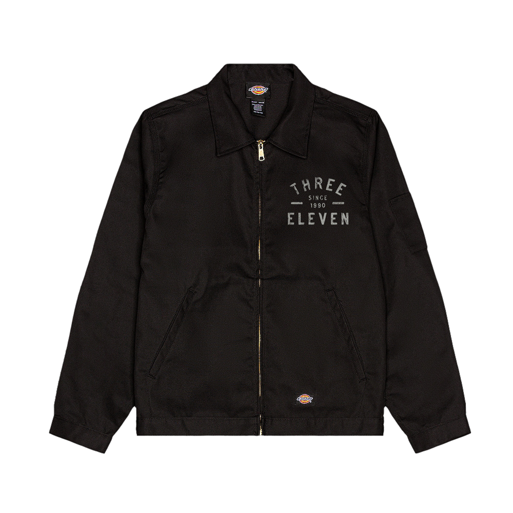 Black Logo Jacket Front