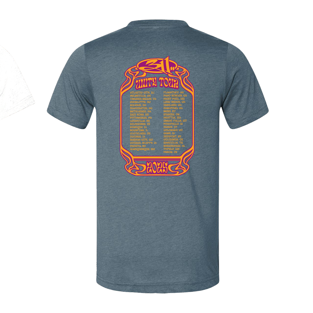 Unity Tour 2025 Shrooms T-Shirt Back