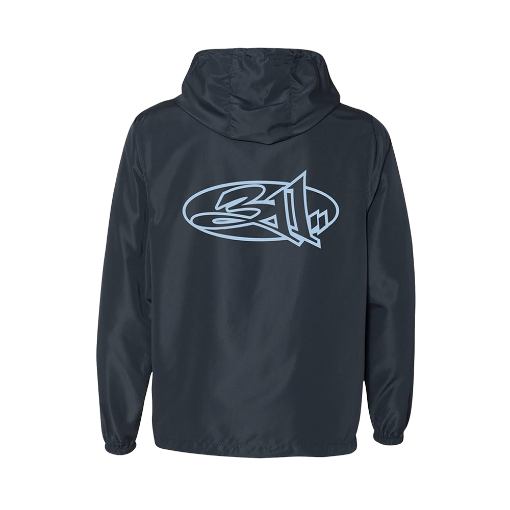 311 Blue Album Windbreaker Jacket Back