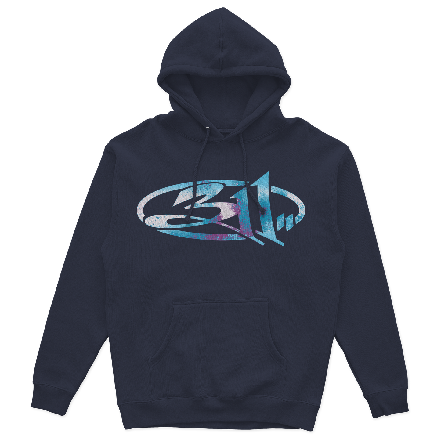 Burned Logo Pullover Hoodie