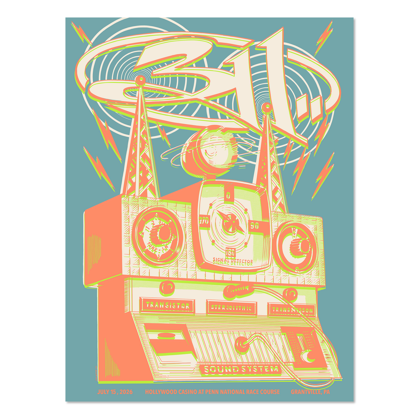 Grantville, PA - 7/15/26 Poster by Brian Methe