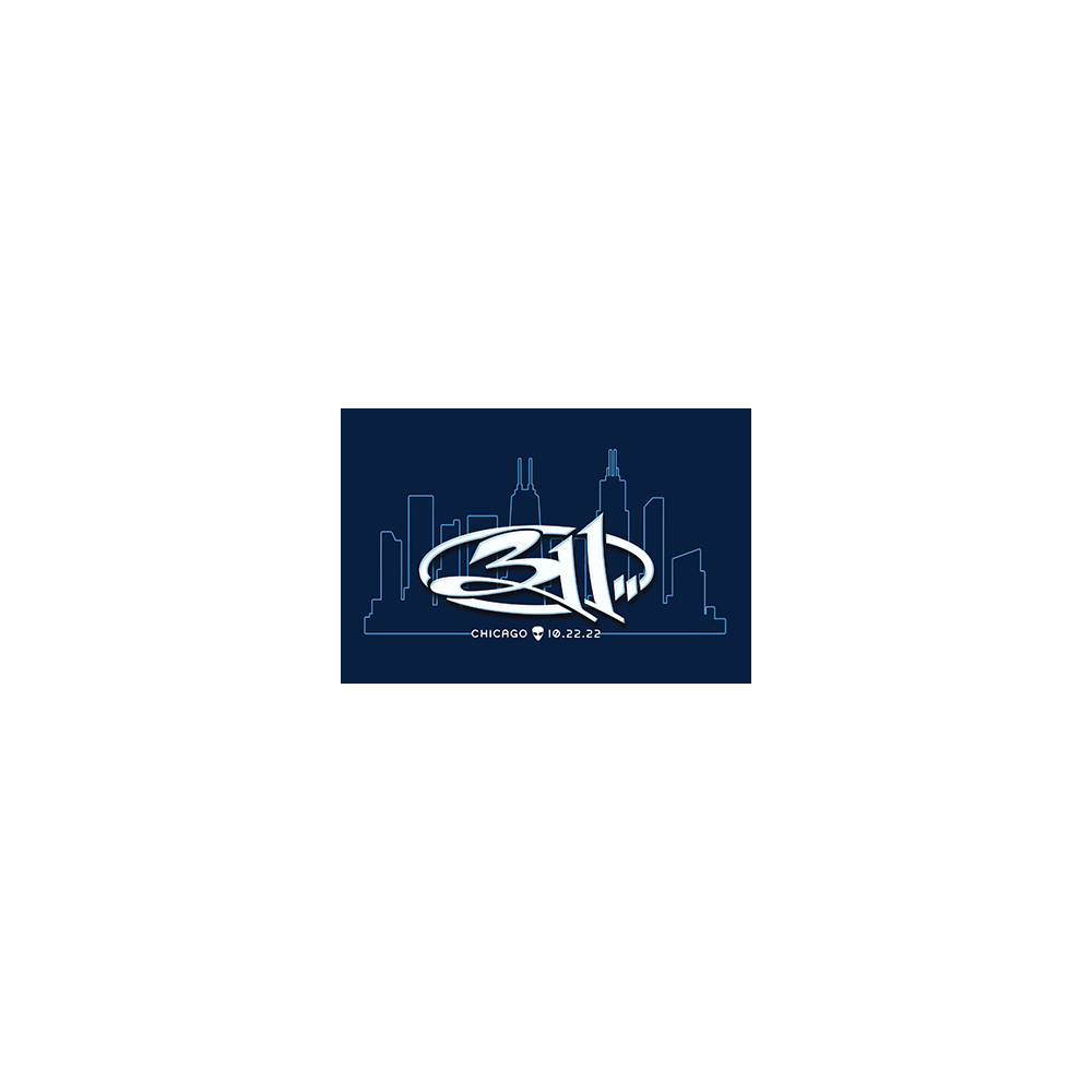 Blue Album Chicago Event Sticker