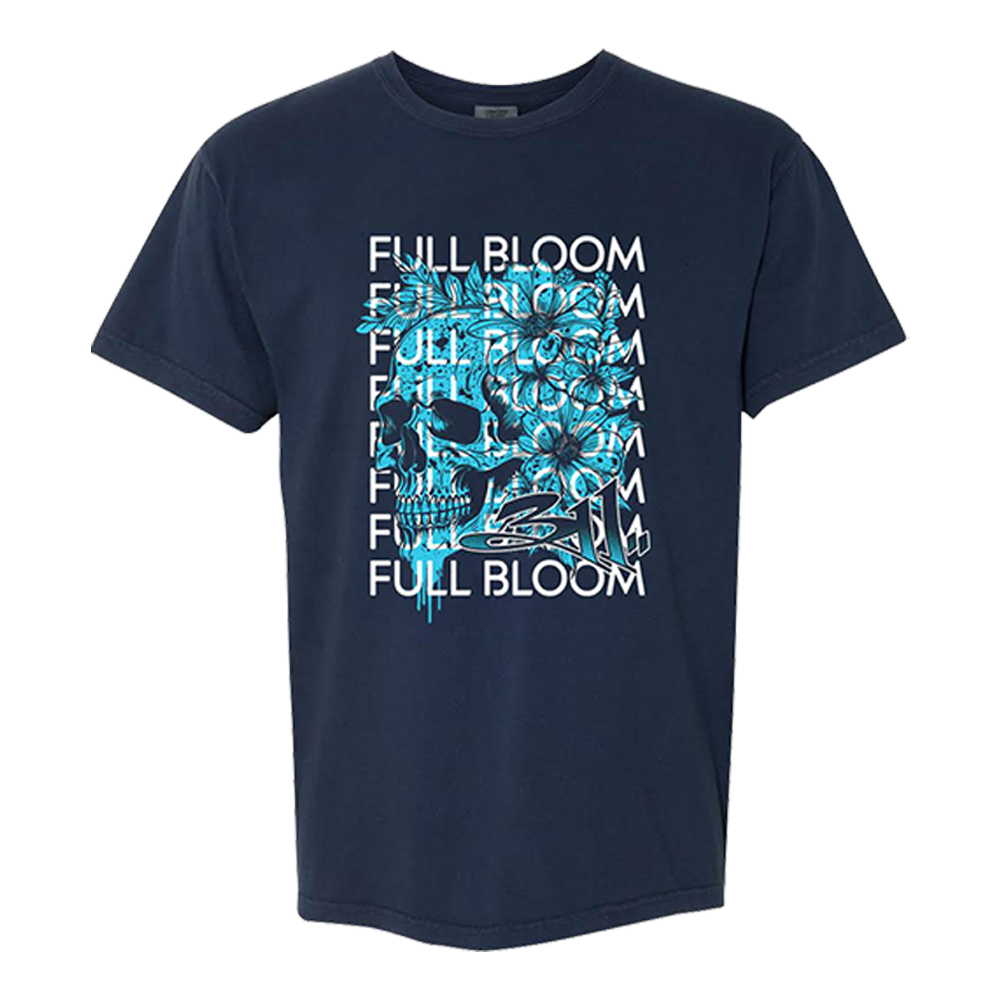 Full Bloom Repeat T-Shirt Front