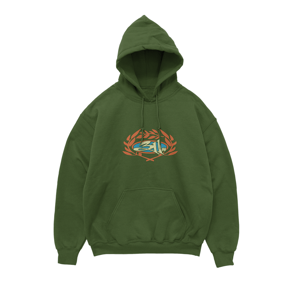 Rhythm Nature Green Hoodie Front 