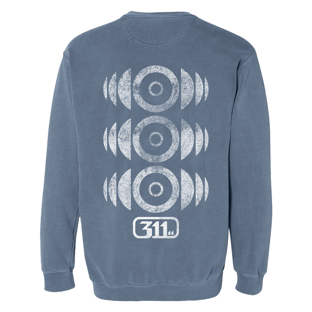 Blue Soundsystem Crewneck Back