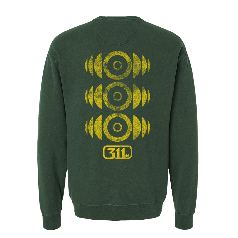 Green Soundsystem Crewneck Back