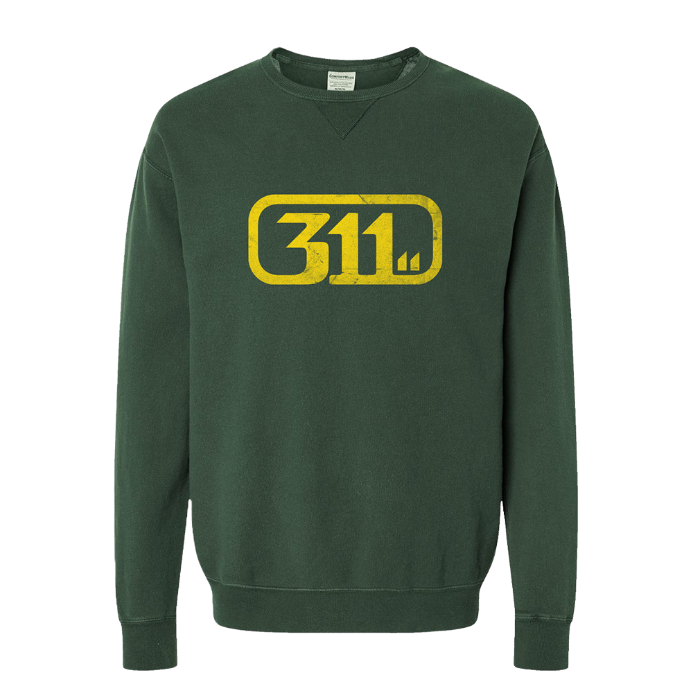 Green Soundsystem Crewneck Front
