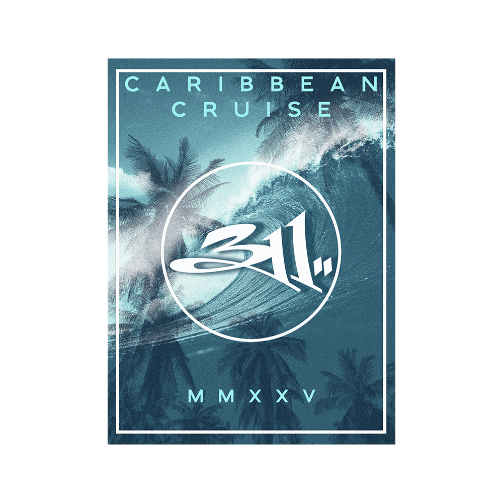 Caribbean Cruise 2025 Blue Crush Sticker