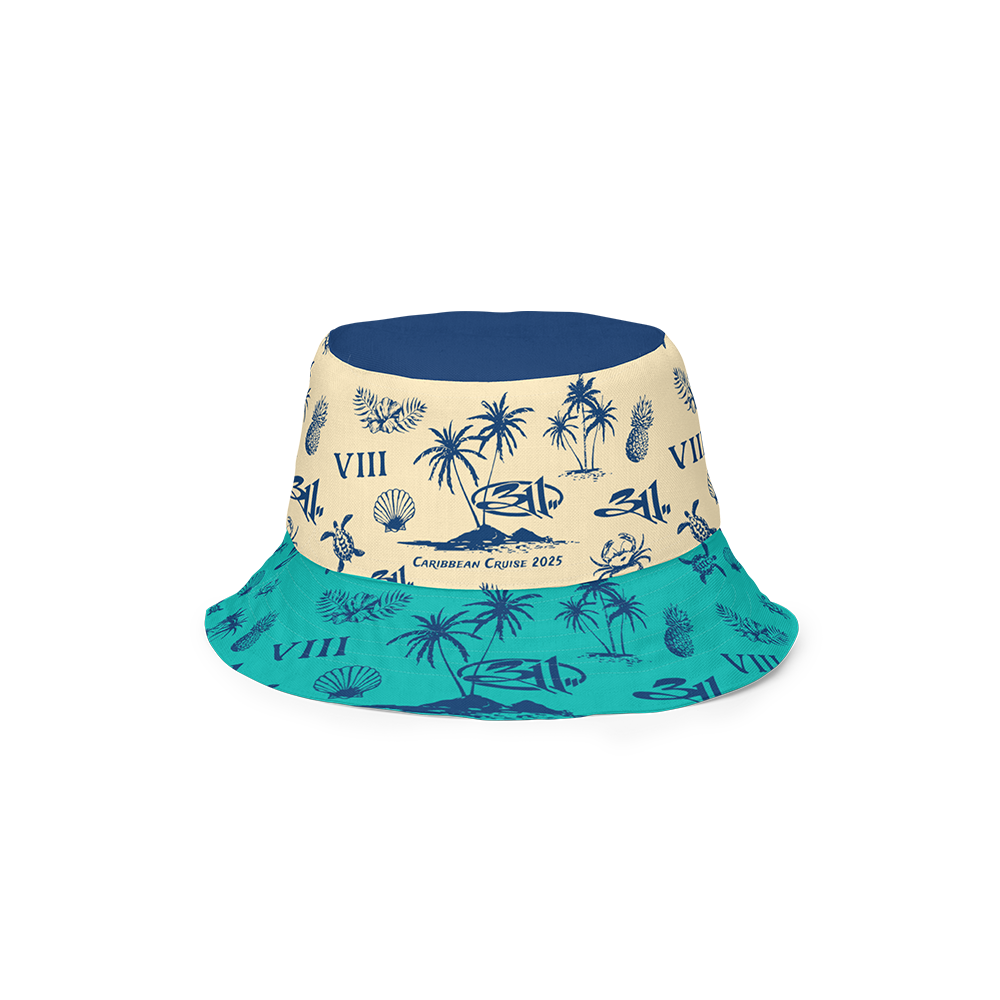 Caribbean Cruise 2025 Bucket Hat Front