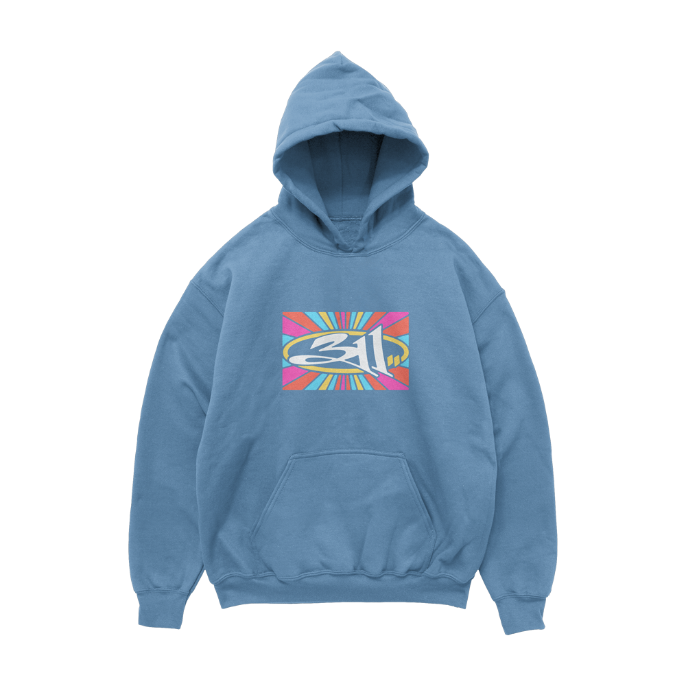 Color block hooded 2024 sweatshirt