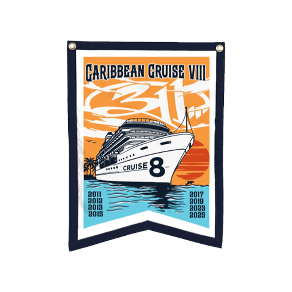 Caribbean Cruise 2025 Boat Pennant