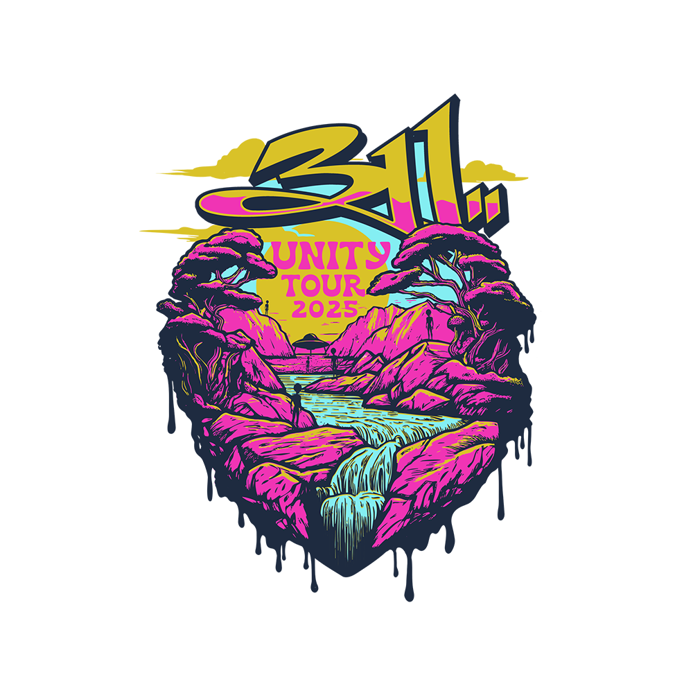 Unity Tour 2025 Island Sticker - 311 Official Store